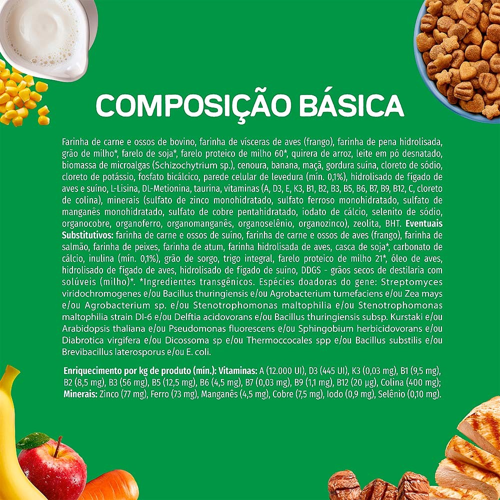 Ração Dog Chow para Cães Filhotes de Porte Médio e Grande sabor Carne, Frango e Arroz
