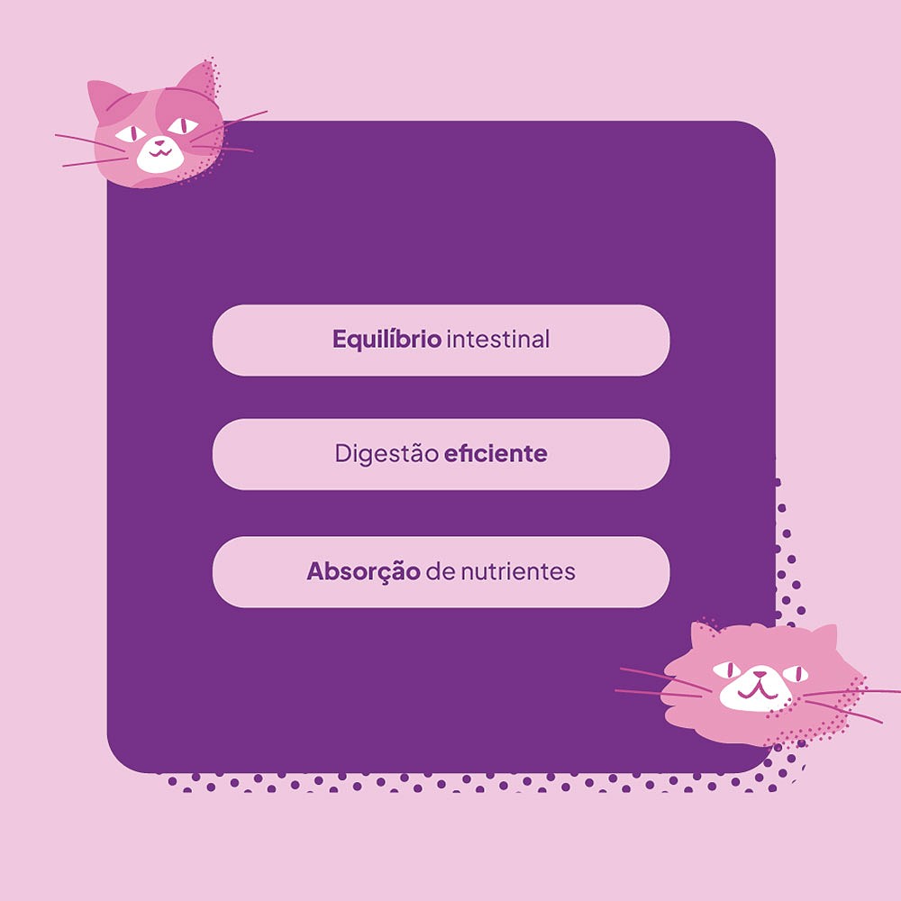 Suplemento Aminoácido Happy Flora para Gatos