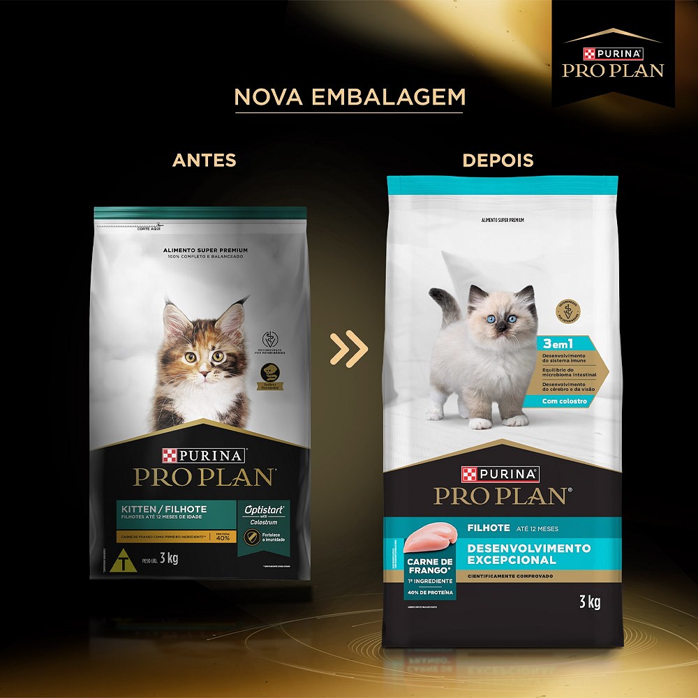 Ração Proplan Desenvolvimento Excepcional para Gatos Filhotes