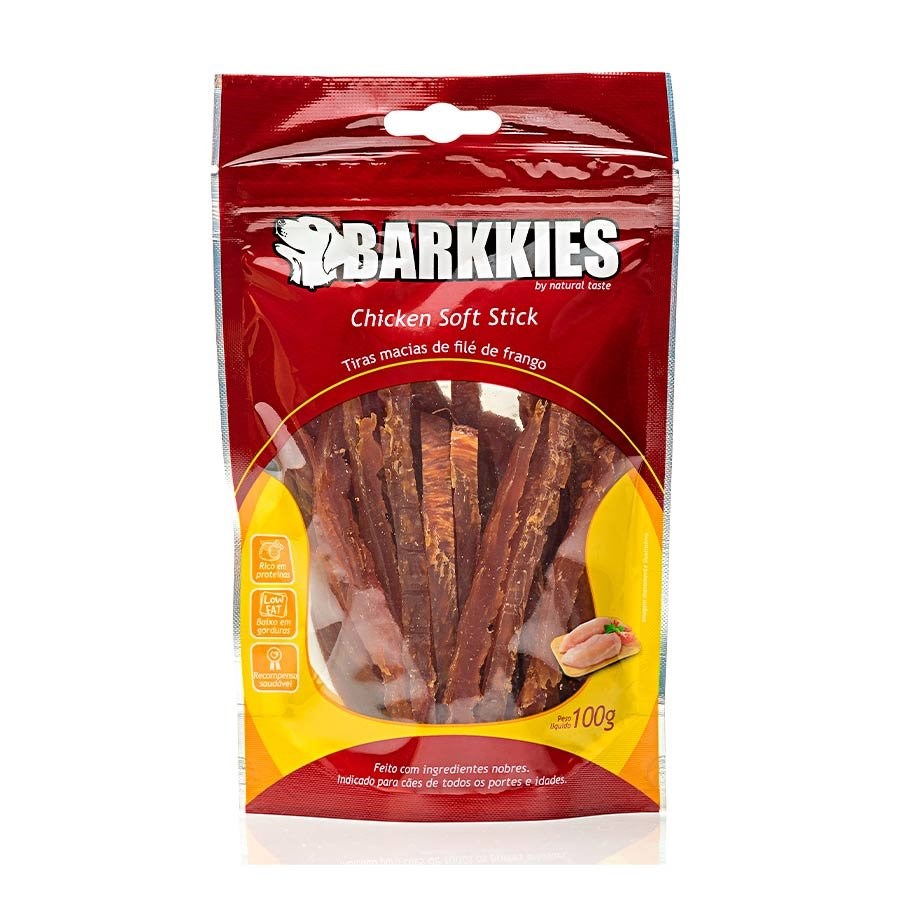 Snack Barkkies Soft Sticks para Cães