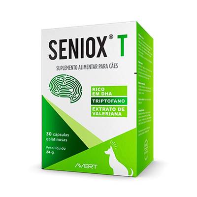 Suplemento Alimentar Seniox T para Cães 30 cápsulas