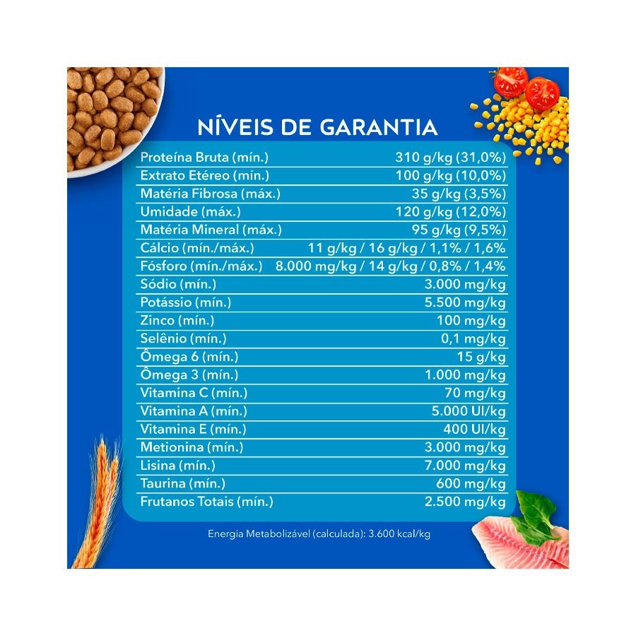 Ração Cat Chow para Gatos Adultos sabor Peixe