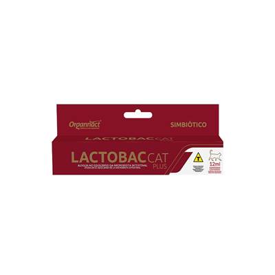 Suplemento Organnact Lactobac Cat Plus para Gatos 12ml