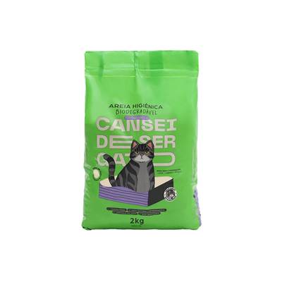 Areia Sanitária Biodegradável Cansei de Ser Gato Grãos Finos 4kg