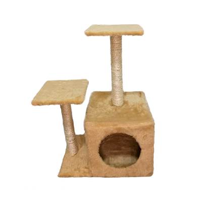 Arranhador Hello Pet Toca Plataforma Bege para Gatos U