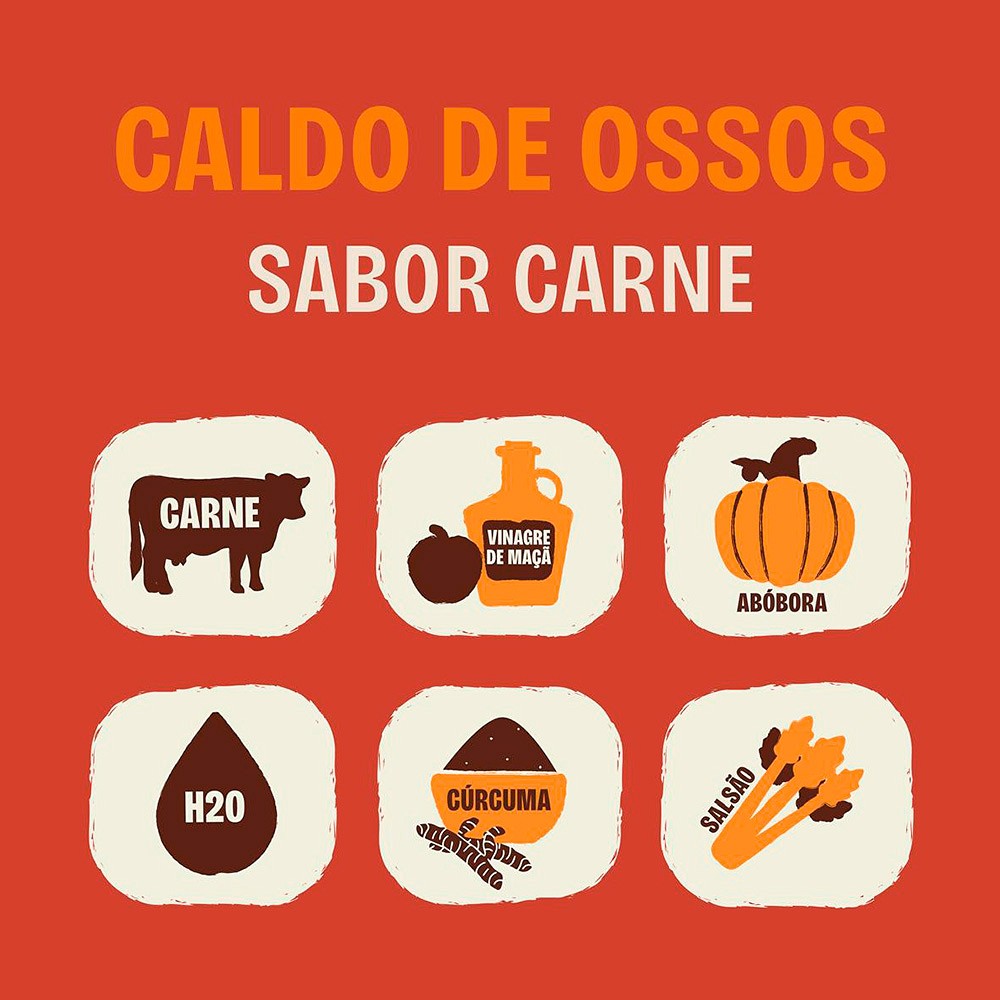 Sachê Caldos Olivia sabor Carne para Cães e Gatos