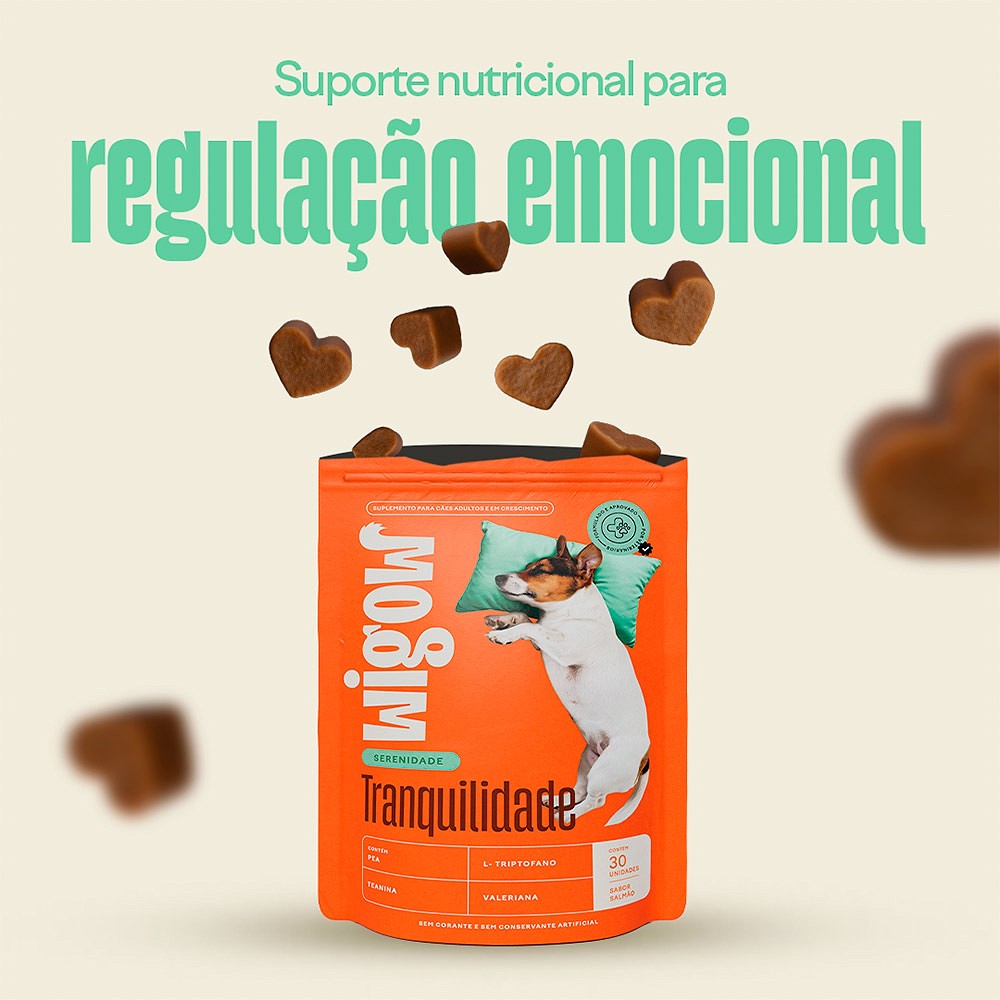 Suplemento Wigow Calmante para Cães