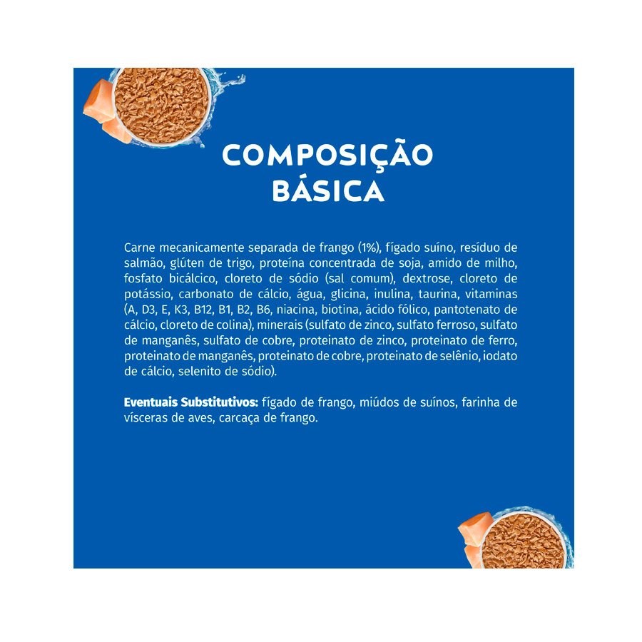 Ração Cat Chow Sachê para Gatos Filhotes sabor Frango ao Molho