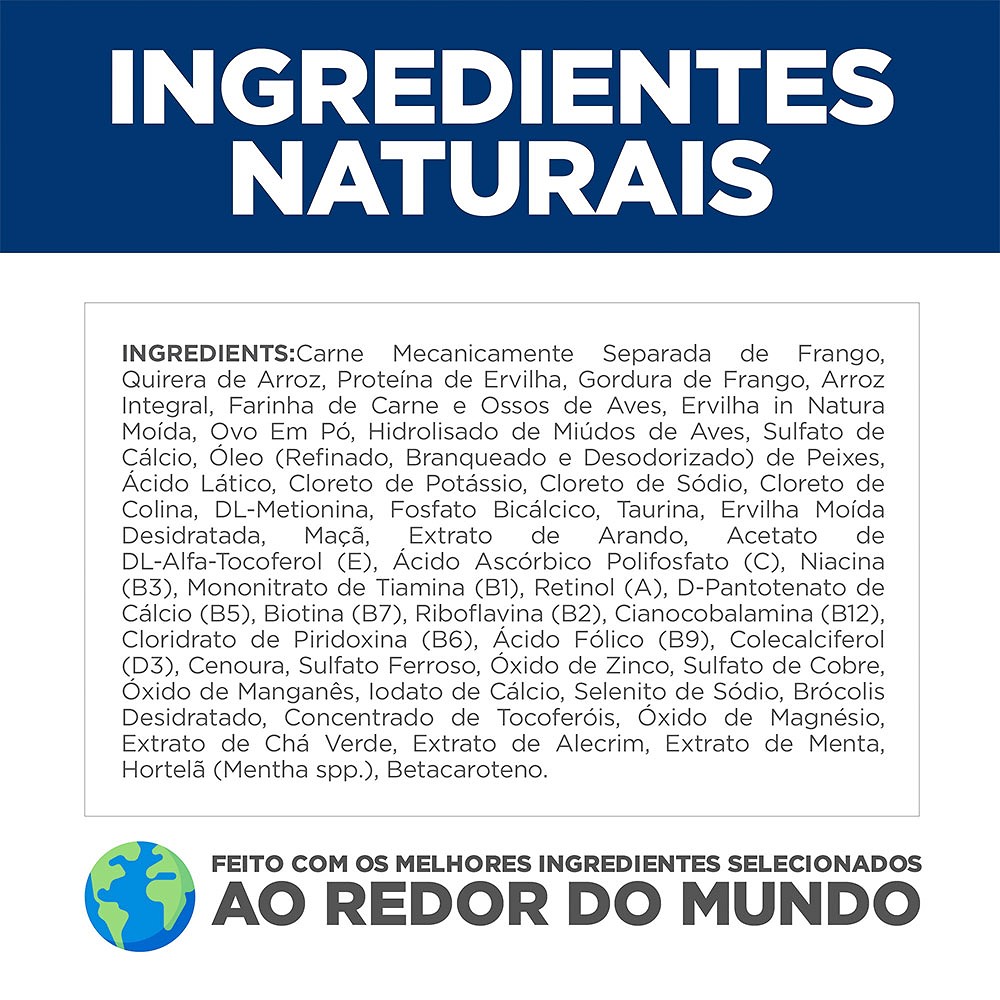 Ração Hill's Science Diet Sem Milho, Trigo ou Soja para Gatos Filhotes Sabor Frango