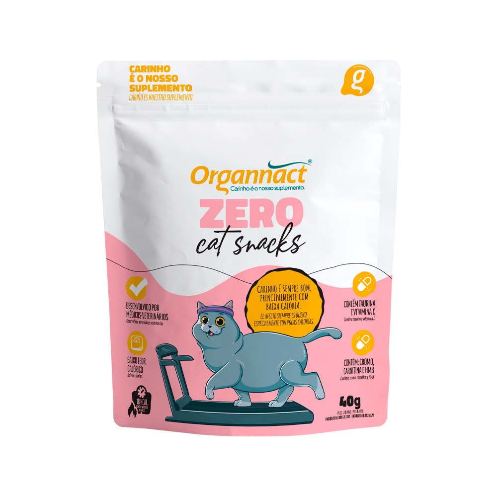 Suplemento Organnact Zero Cat Snacks para Gatos