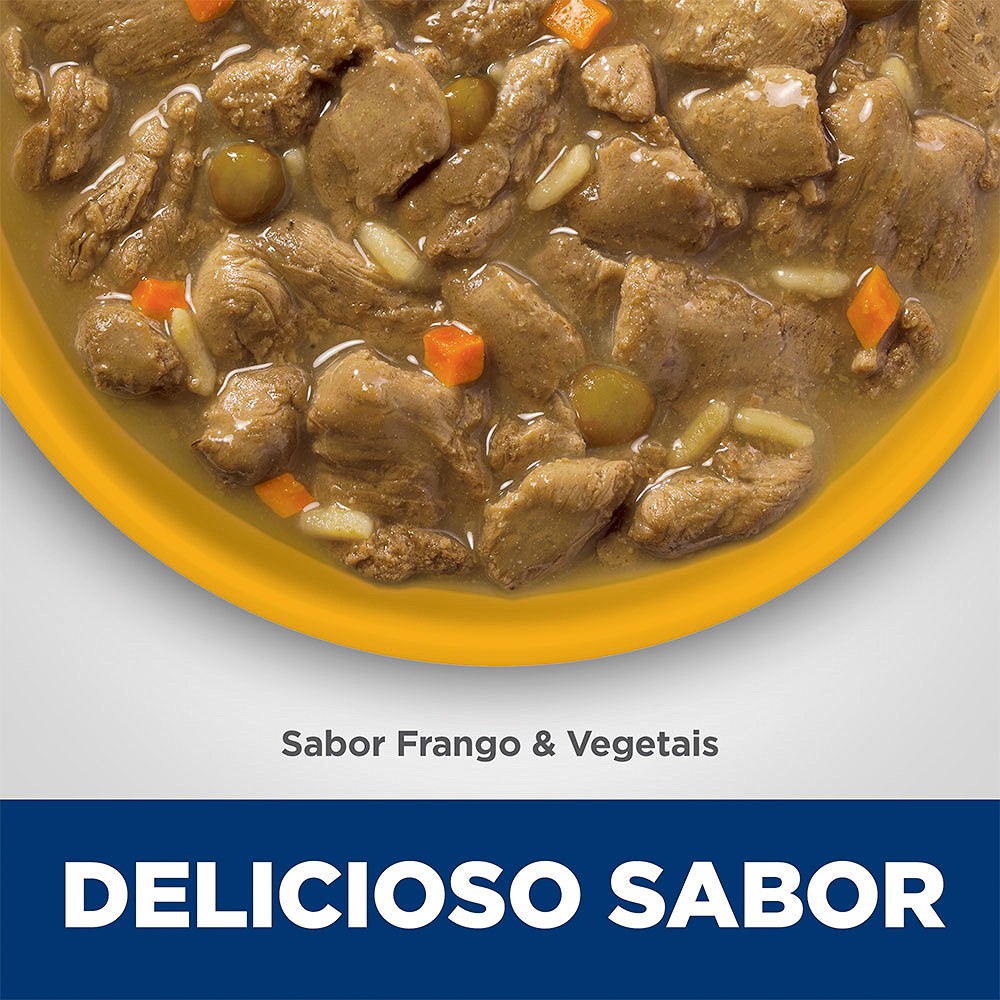 Ração Úmida Hill's Science Diet Vitalidade Sênior para Cães Idosos Sabor Frango e Vegetais