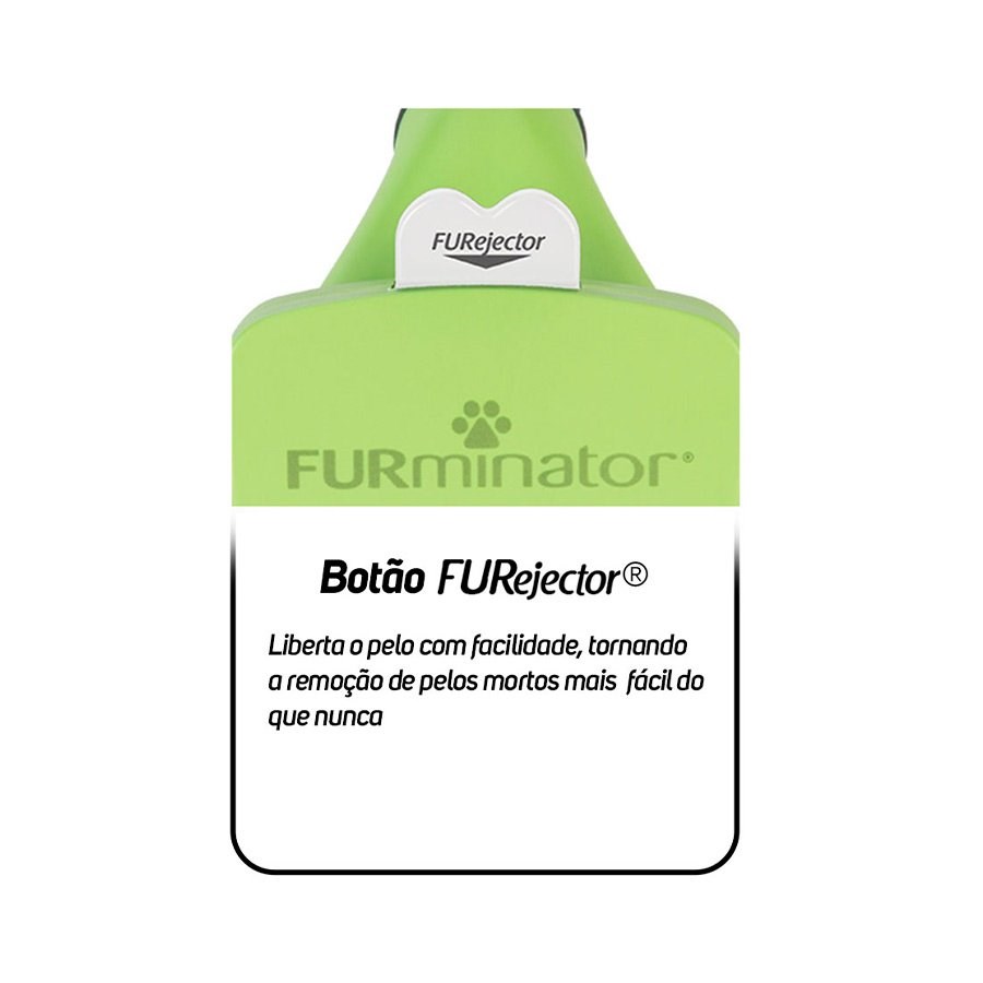 Escova New Furminator P para Cães de Pelo Longo