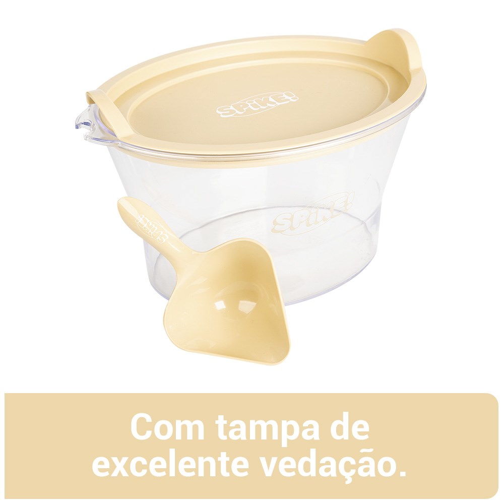 Porta Ração Spike Argila para Cães e Gatos