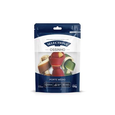 Petisco Selections For Pets Ossinho Médio para Cães 120g