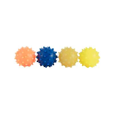 Brinquedo Art Injet Bola Borracha Injetada 65mm Maciça com Cravo para Cães - Cores Sortidas U