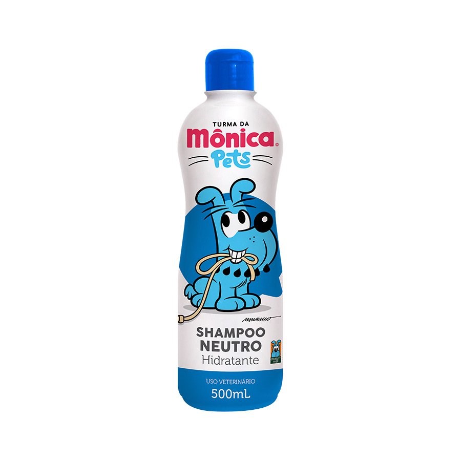 Shampoo Turma da Mônica Pets Neutro Hidratante para Cães e Gatos
