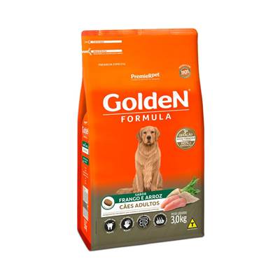 Ração Golden Fórmula para Cães Adultos sabor Frango & Arroz