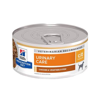 Ração Úmida Hills Prescription Diet C/D Cuidado Urinário para Cães Adultos 156g