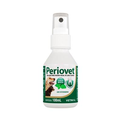 Solução para Higiene Bucal Periovet Spray 100ml