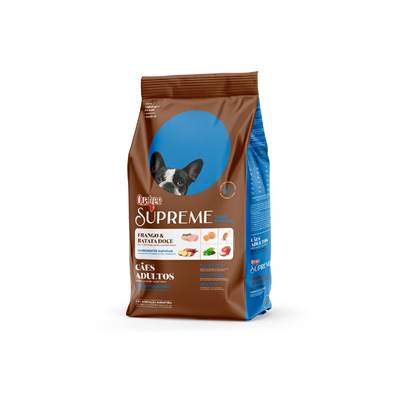 Ração Quatree Supreme para Cães Adultos Raças Pequenas Sabor Frango e Batata Doce
