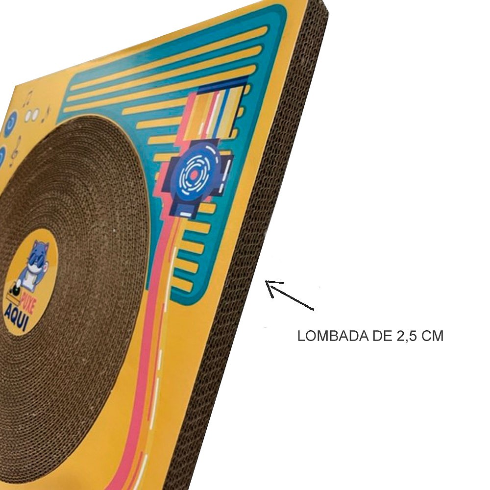 Arranhador Pet Star Tapetinho Discool Azul para Gatos