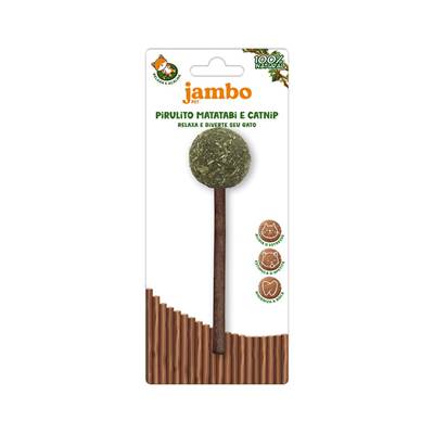 Brinquedo Jambo Pirulito Matatabi e Catnip para Gatos