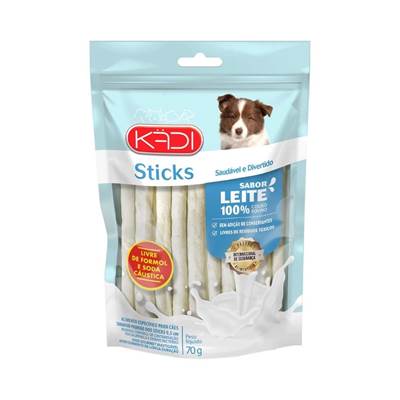 Snack Kadi Sticks Leite para Cães 70g