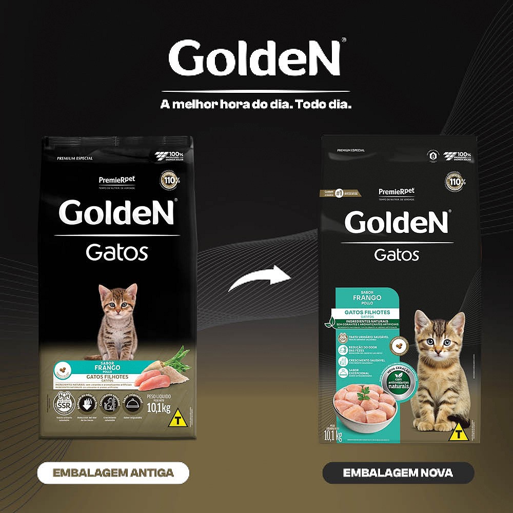 Ração Golden para Gatos Filhotes Sabor Frango