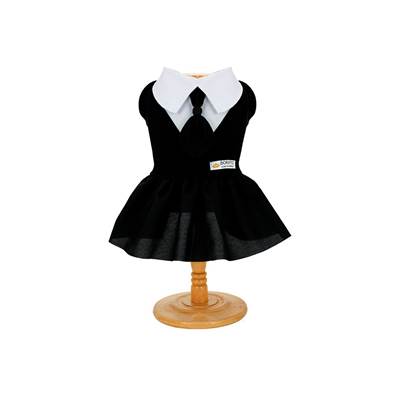 Vestido Bonito pra Cachorro Bruxinha Preto para Cães M