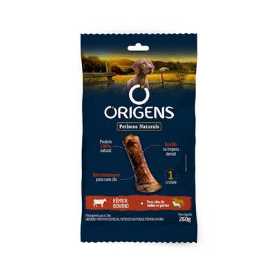 Osso Origens Fêmur Bovino para Cães 260g