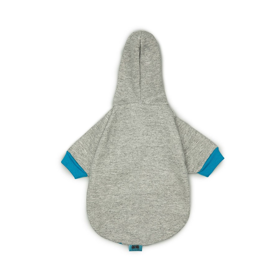 Moletom Cansei de Ser Gato Cinza e Azul