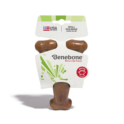 Brinquedo Benebone Wishbone sabor Bacon para Cães G