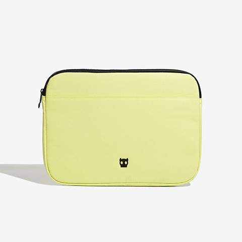 Capa de Laptop Verde Flúor 15``