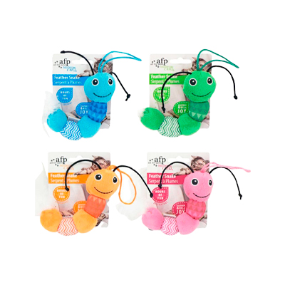 Brinquedo All For Paws Cat Feather Snake para Gatos - Cores Sortidas U