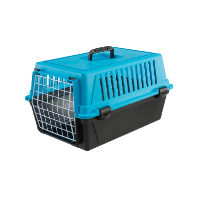 Caixa de Transportes Atlas 10 Ferplast para Cães e Gatos Azul U