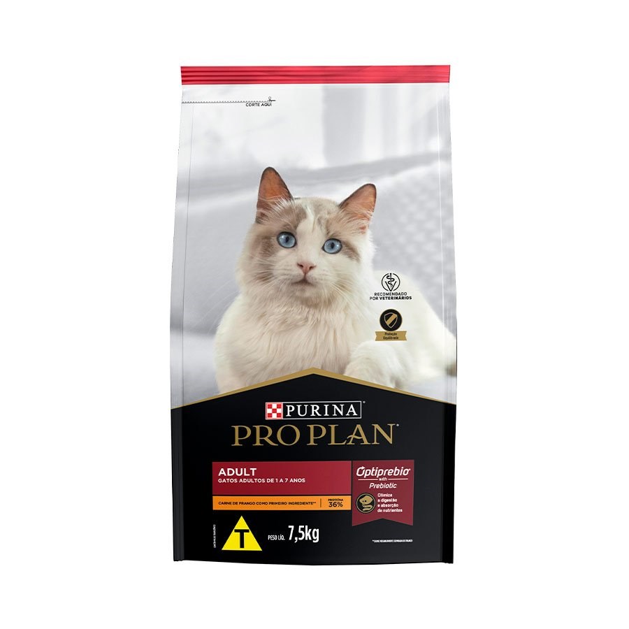 Ração Pro Plan Adult para Gatos Adultos sabor Frango & Arroz