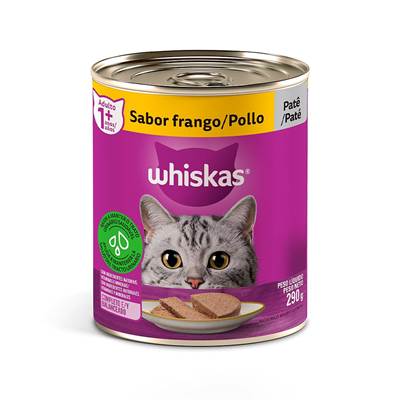 Ração Úmida Whiskas para Gatos Adultos Sabor Frango 290g