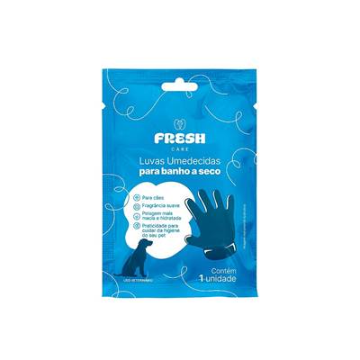 Luva Umedecida para Banho a Seco Fresh Care U