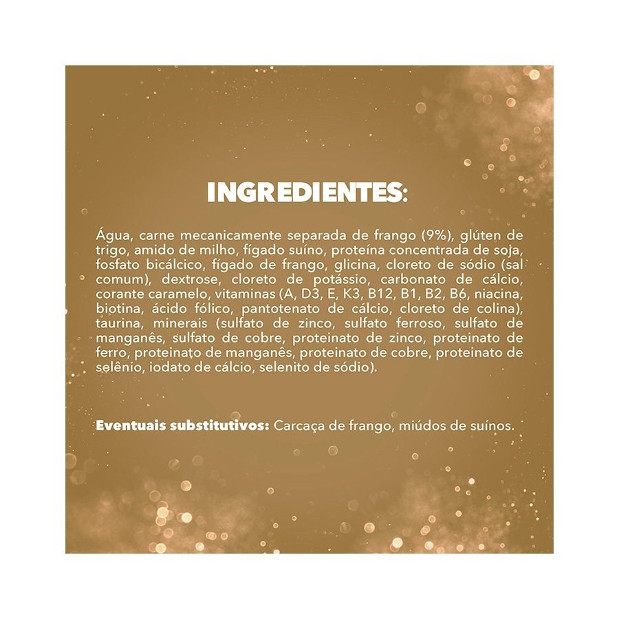 Ração Fancy Feast Sachê para Gatos Adultos sabor Demi Glace Frango