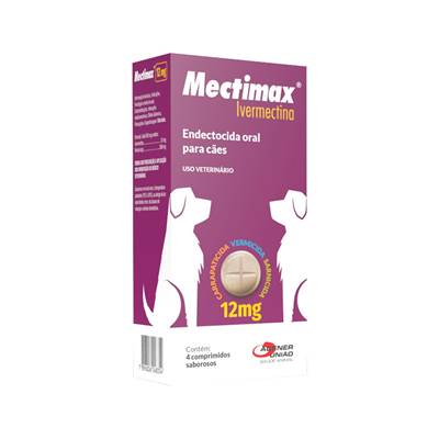 Mectimax 12mg - 1 Blíster com 4 comprimidos 12mg