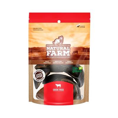 Osso Casco Bovino para Cães Natural Farm 6 unidades