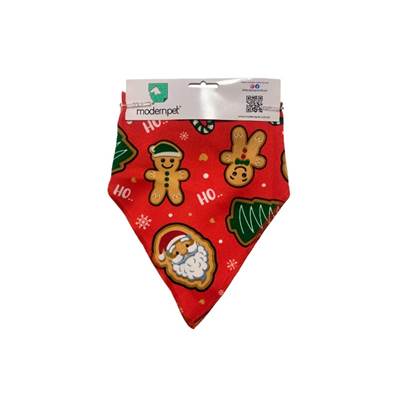 Bandana ModernPet Noel Natal Vermelha G