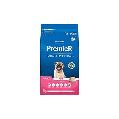 Ração Premier Raças Específicas Pug para Cães Filhotes Sabor Frango 2,5kg