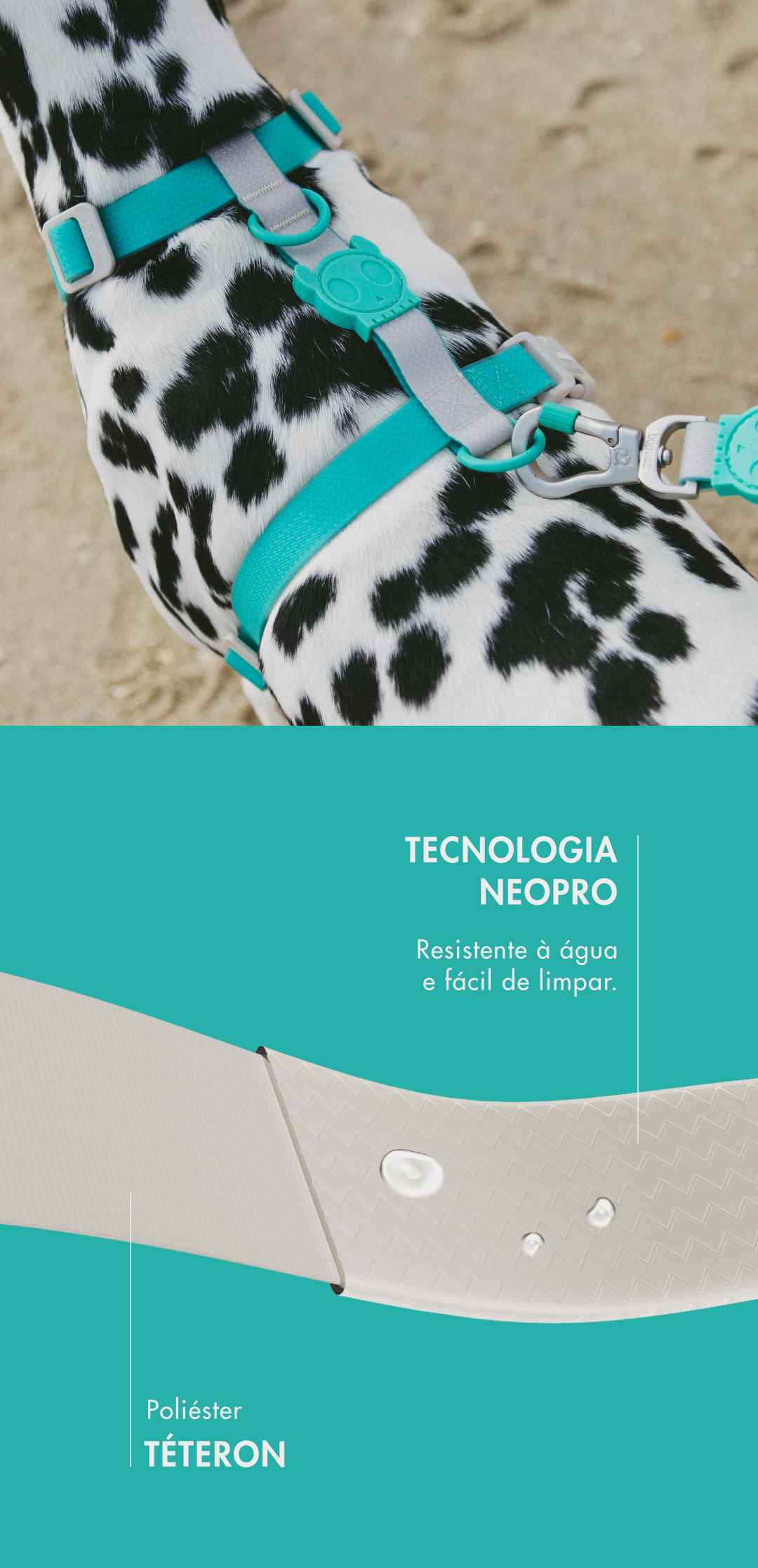 Peitoral para Cachorros H Neopro Tidal