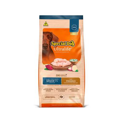 Ração Special Dog Ultralife Sênior para Cães de Raças Médias e Grandes Sabor Frango e Arroz 15kg