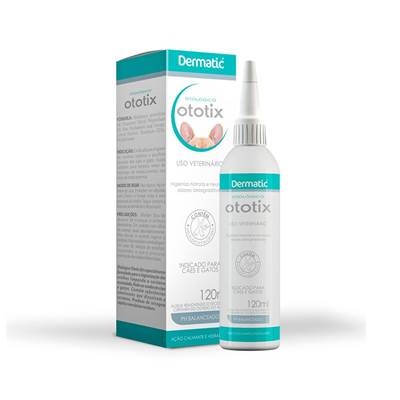 Ceruminolítico Dermatic Ototix para Cães e Gatos 120ml