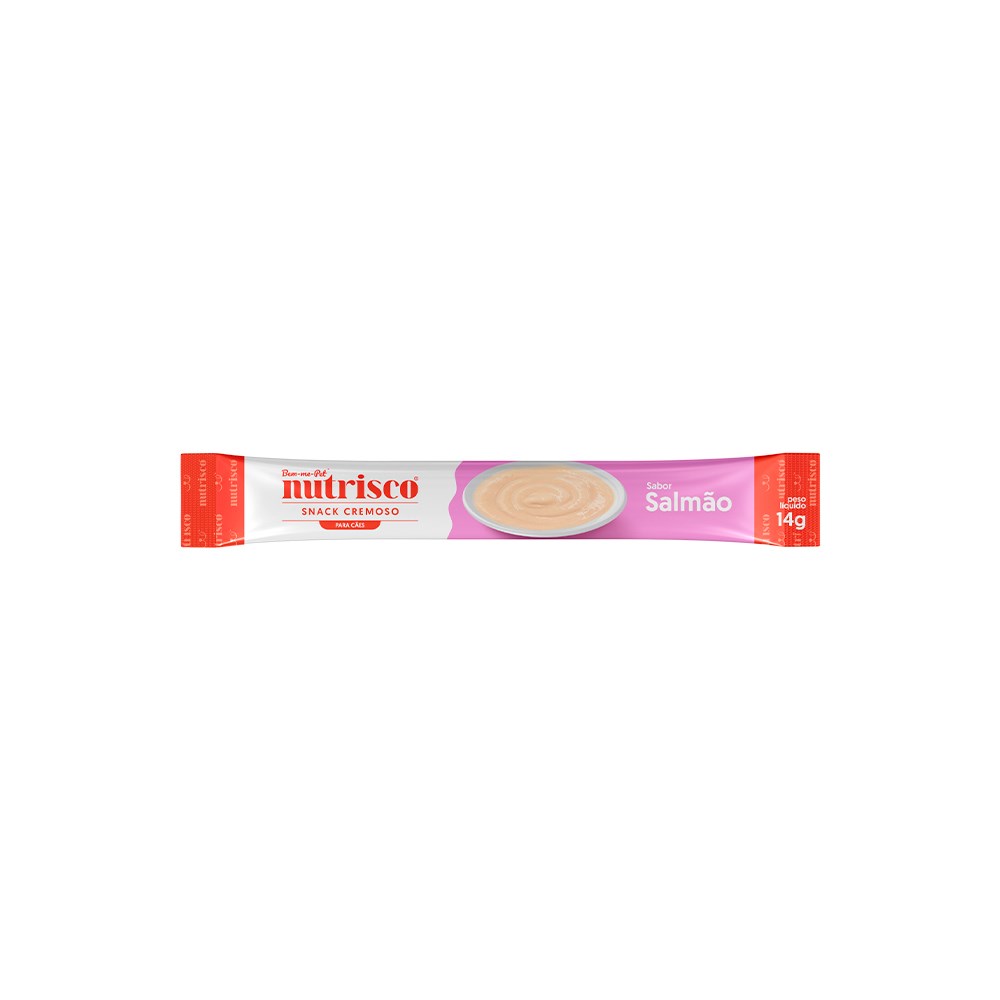 Snack Cremoso Nutrisco Sabor Salmão para Cães