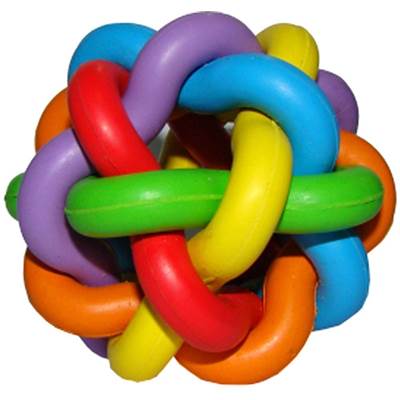 Brinquedo Chalesco para Cães Bola Multicor U