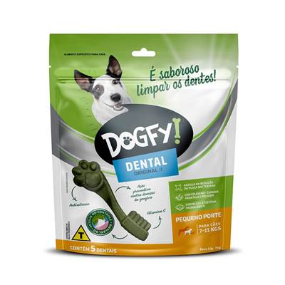 Petisco Dental Dogfy para Cães de Porte Pequeno 75g