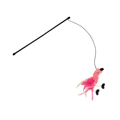 Brinquedo Kong Feather Teaser Rosa para Gatos U